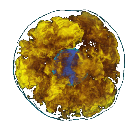 Simulation image of Core-collapse supernovae